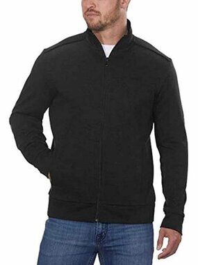 Calvin Klein Men's Full Zip Sweatshirt Size XL Black  .